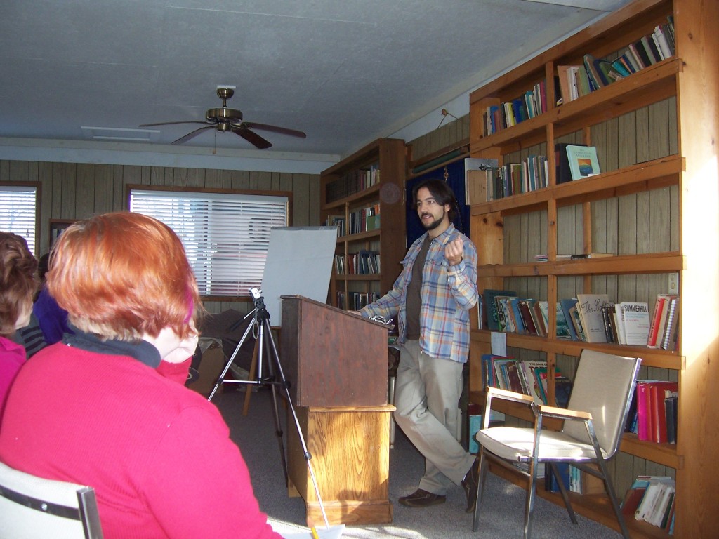 Dr. Pablo Sender at Ozark Camp, April 2010